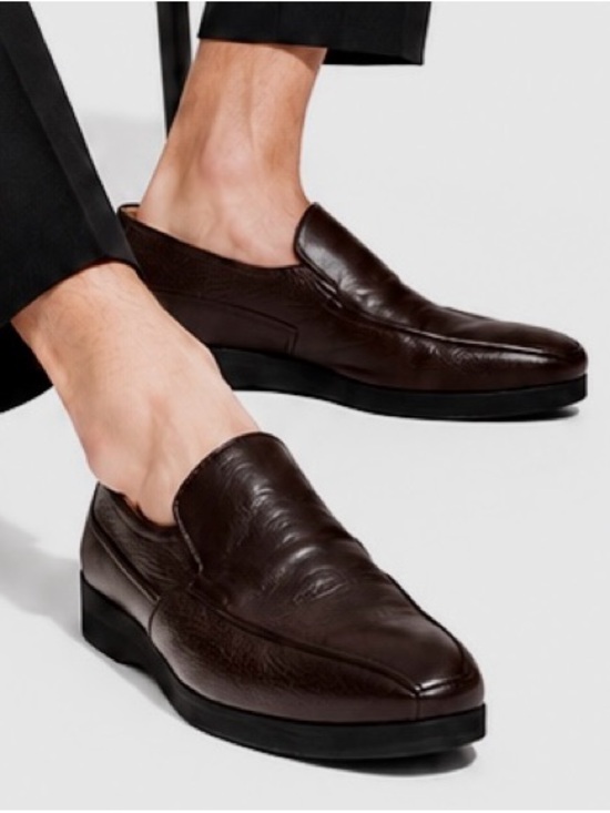 Neiman Marcus Other - THIERRY RABOTIN Italian Men’s Dark Brown Leather Slip-On Loafers Designer Shoes